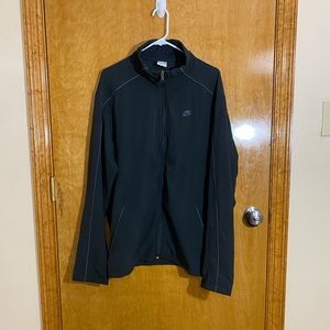 Nike Sportswear Mens XL Black Full Zip Jacket Gym Casual Lightweight 274022